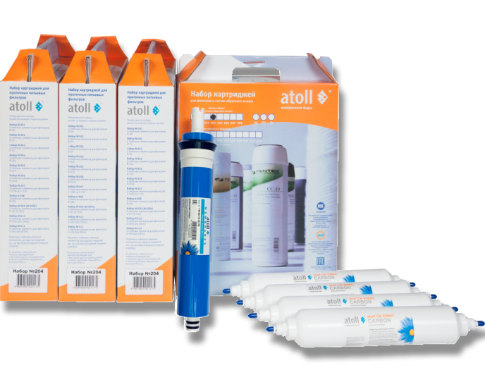 Специальная цена на комплект картриджей для осмоса